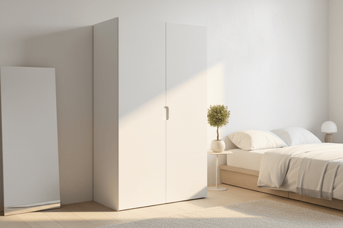 Dulap Compact cu 2 Uși – Ideal pentru Spații Mici - VizoShop